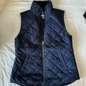 Navy Zipper Vest